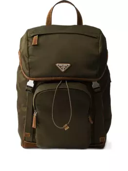 Prada рюкзак на молнии, зеленый