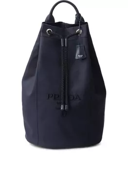 Prada рюкзак с кулиской, синий