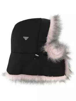 Prada шапка Re-Nylon, черный