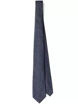 Prada шелковый галстук, синий