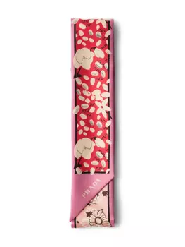 Prada шелковый платок, розовый