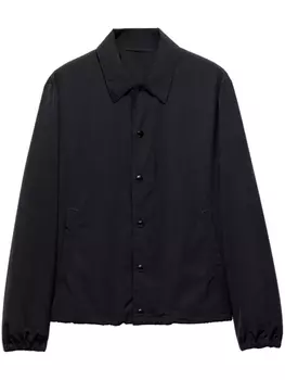 Prada шерстяная куртка-рубашка, черный