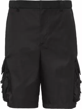 Prada шорты-бермуды Re-Nylon, черный