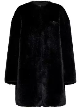 Prada шуба Aspen из искусственного меха, черный