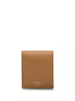 Prada складной кошелек, коричневый