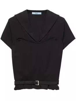 Prada соболь топ, черный