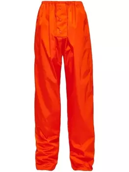 Prada спортивные брюки Re-Nylon, оранжевый
