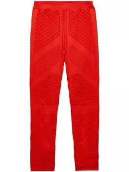 Prada спортивные брюки с полосками, красный