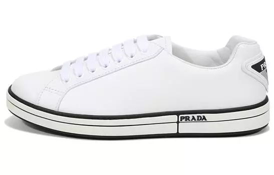 PRADA Стильная мужская обувь для скейтбординга, Black/White