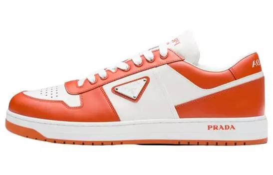 Кроссовки мужские Prada Downtown, оранжевый / белый
