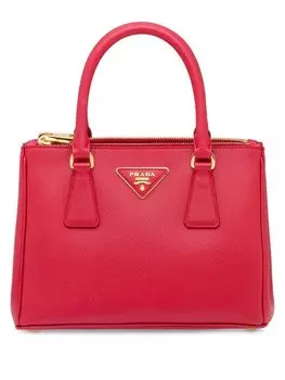 Сумка Prada Galleria из кожи, красный