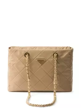 Prada сумка на плечо Re-Edition 1995, нейтральный