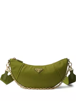 Prada сумка на плечо Re-Nylon, зеленый