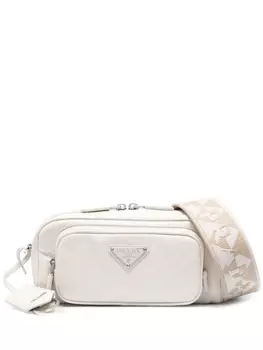 Prada сумка на плечо с логотипом, белый