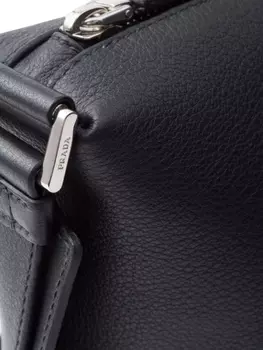 Prada сумка на плечо с логотипом, черный