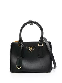 Prada сумка на плечо с логотипом, черный