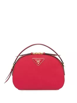 Prada сумка Odette из сафьяновой кожи, розовый