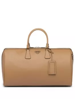 Prada сумка с логотипом, коричневый