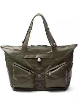 Prada сумка с логотипом, зеленый