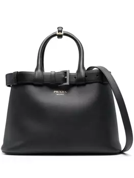 Сумка-тоут Prada Buckle, черный