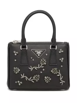 Сумка-тоут Prada Galleria мини, черный