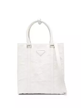 Сумка-тоут Prada из кожи наппа, белый