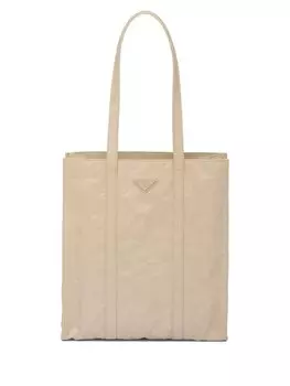 Сумка-тоут Prada, нейтральный цвет