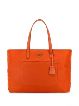 Prada сумка-тоут Re-Edition 1978, оранжевый