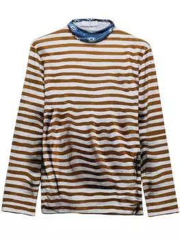 Prada свитер с высоким воротником, белый