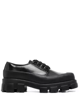 Prada туфли дерби, черный