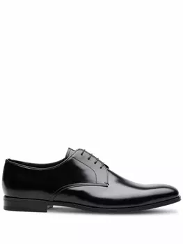 Prada туфли дерби, черный