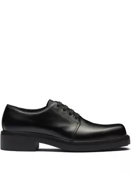 Prada туфли дерби, черный