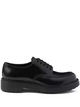 Prada туфли дерби, черный
