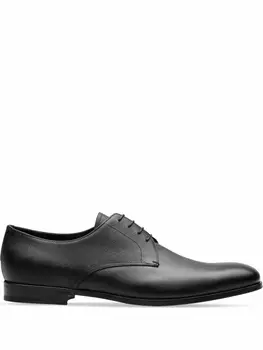 Prada туфли дерби Saffiano, черный
