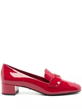 Prada туфли-лодочки из лакированной кожи 35 мм, красный