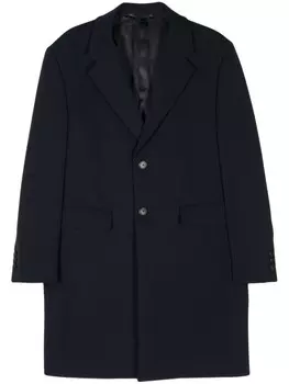 Prada твиловое пальто, синий