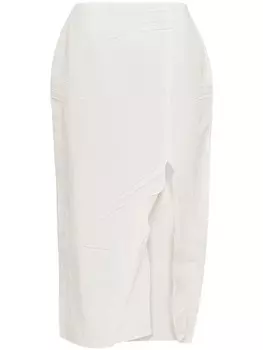 Prada юбка миди, белый