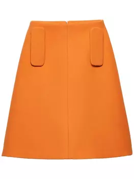 Prada юбка Tricotine, оранжевый