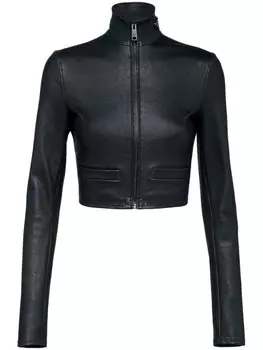 Prada укороченная куртка, черный