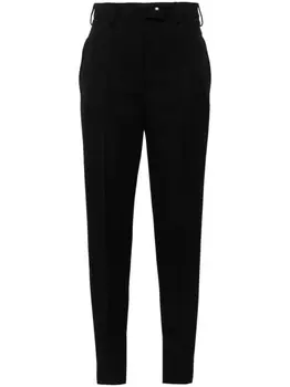 Prada узкие брюки с завышенной талией, синий