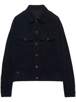 Prada вельветовая куртка, синий