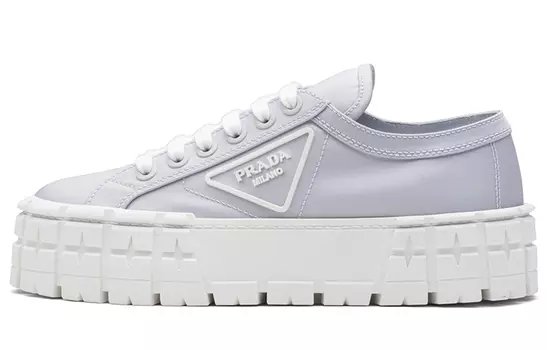 Кроссовки Prada Wheel Skate, светло-серый/белый