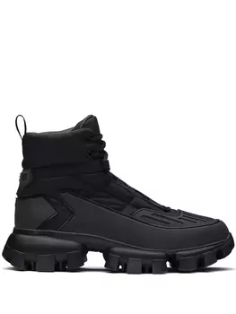 Prada высокие кроссовки Cloudbust Thunder, черный