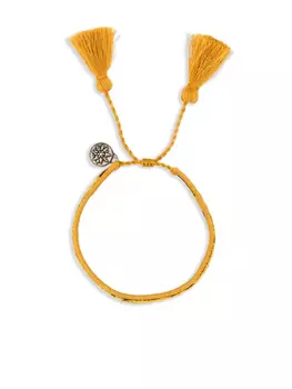 Prada замшевый браслет в двух тонах, желтый