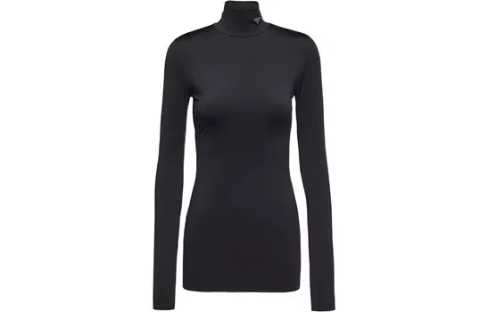 PRADA Женская футболка, цвет Black