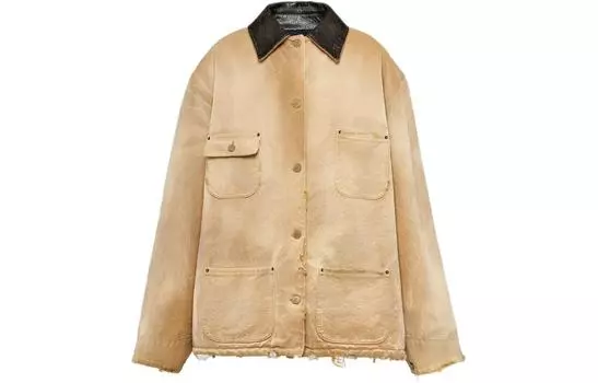 Куртка женская Prada Distressed, бежевый