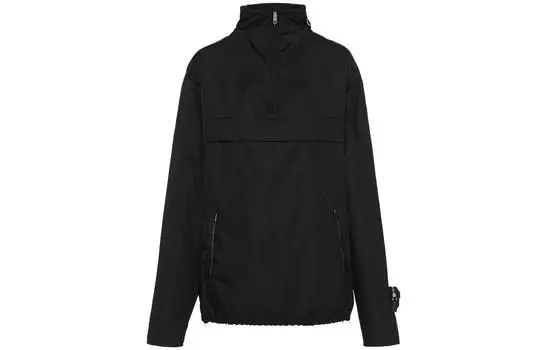 Куртка женская Prada с карманами на молнии, черный