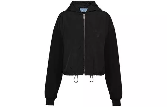 Куртка Prada на молнии, черный