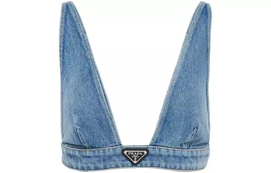 PRADA Женская майка, цвет Blue