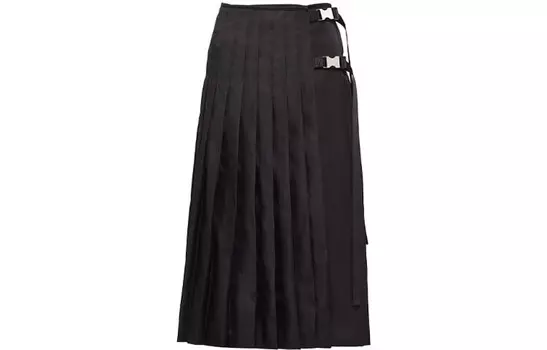 PRADA Женская повседневная длинная юбка, цвет Black